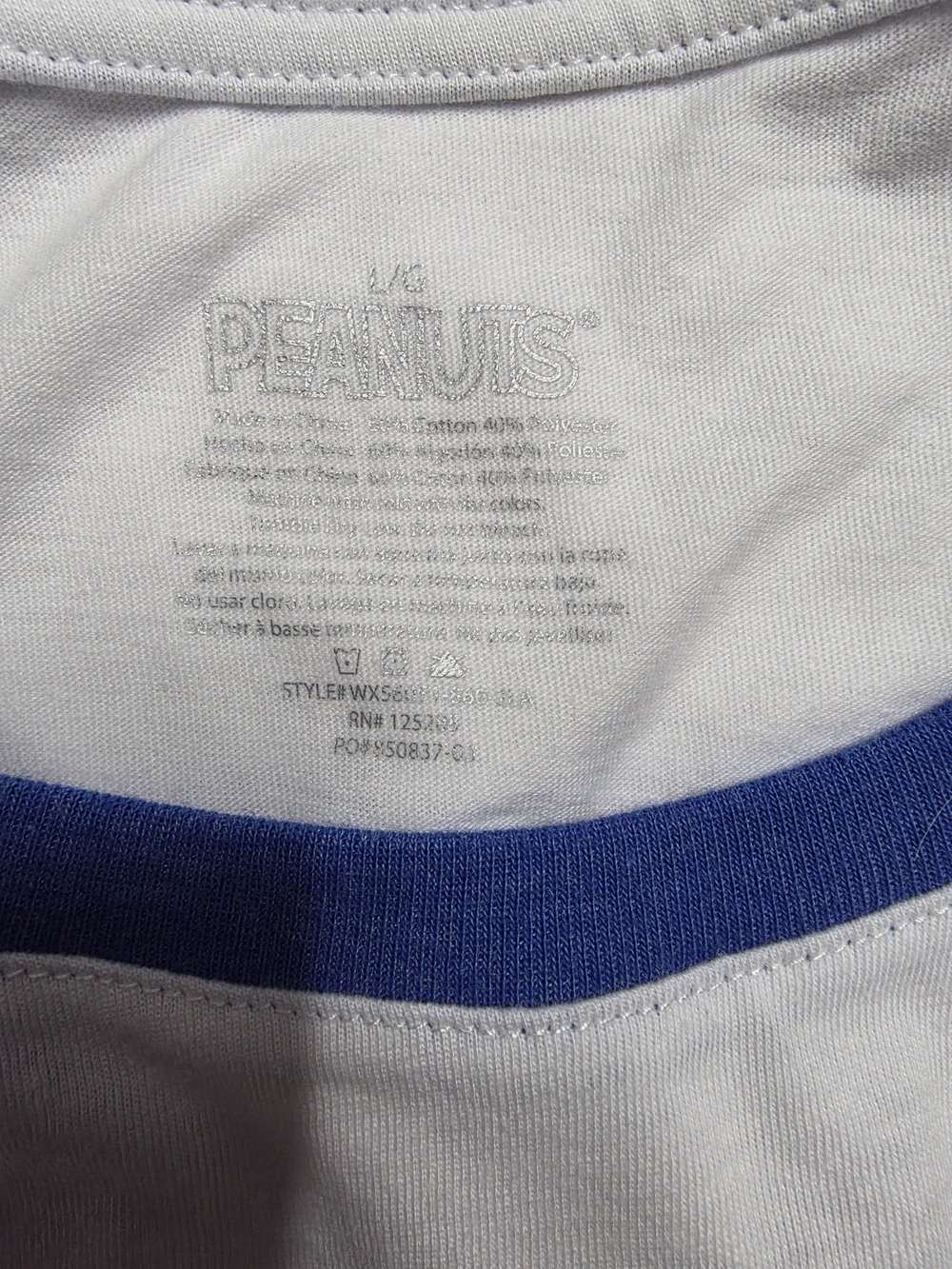 Peanuts Graphic Ringer Tee - Picture 7 of 8